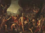 Jacques-Louis David Leonidas at thermopylae (mk02) painting